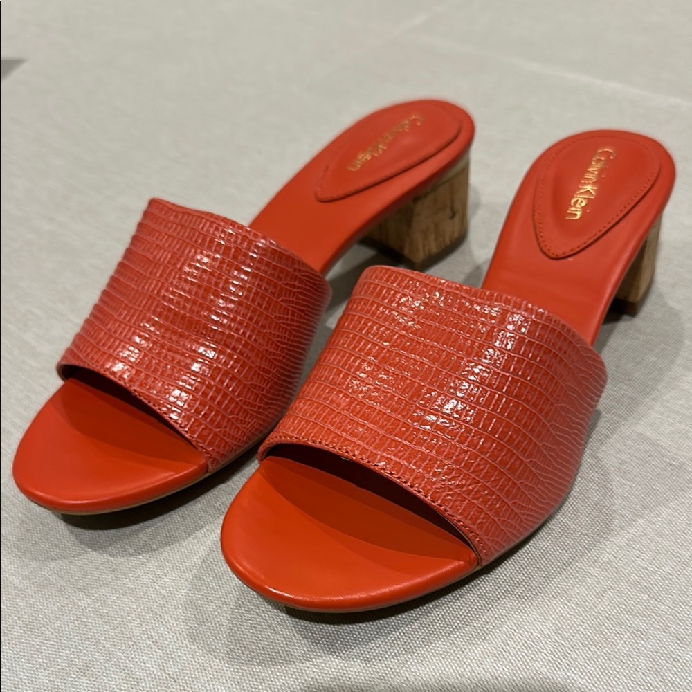 Calvin Klein Women's Slide Sandals 【NWOT】